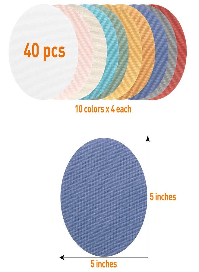 MAXECHO 40pcs Multicolor 5 Inches Circle Spot Markers - Carpet Floor Dots for Classroom Decoration, Flexible Seating, Elementary School, Preschool, Kindergarten Supplies - Image 2